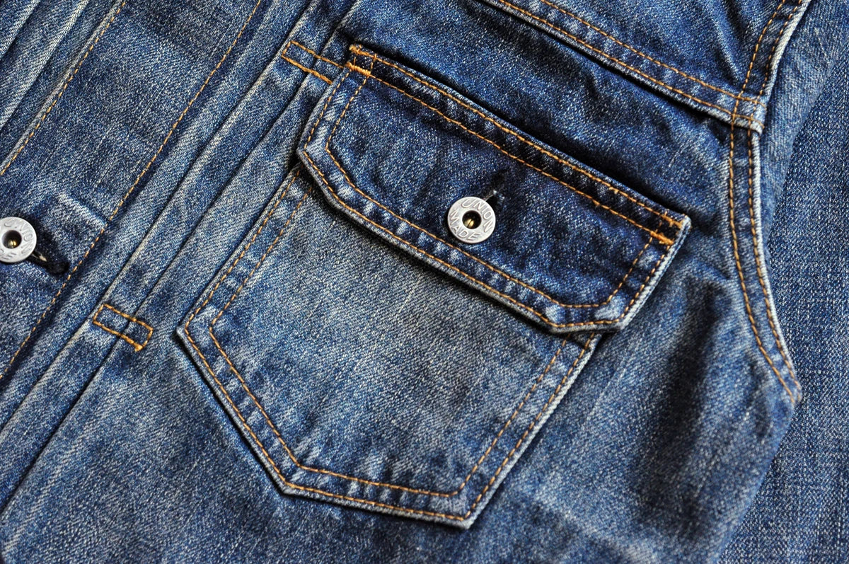 SAUCE ZHAN Distressed Denim Jacket Jean Jacket Men Jeans Men Selvedge Denim Motorcycle Jacket American Casual Wear