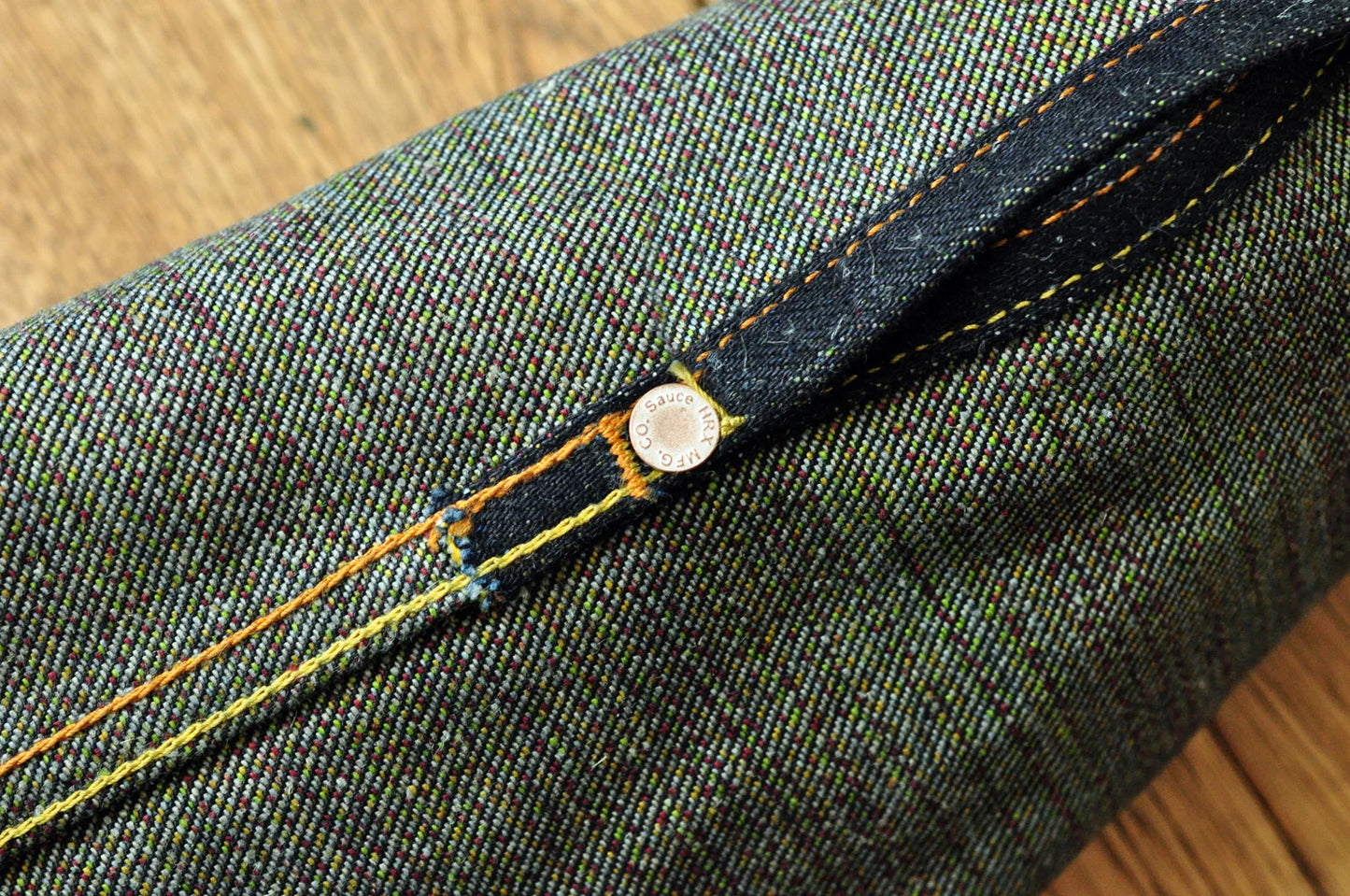 SAUCE ORIGIN Men Jackets Men Motorcycle Denim Jacket Jean Jacket Silver Button Cotton Linen Colored Selvedge Denim Handmade