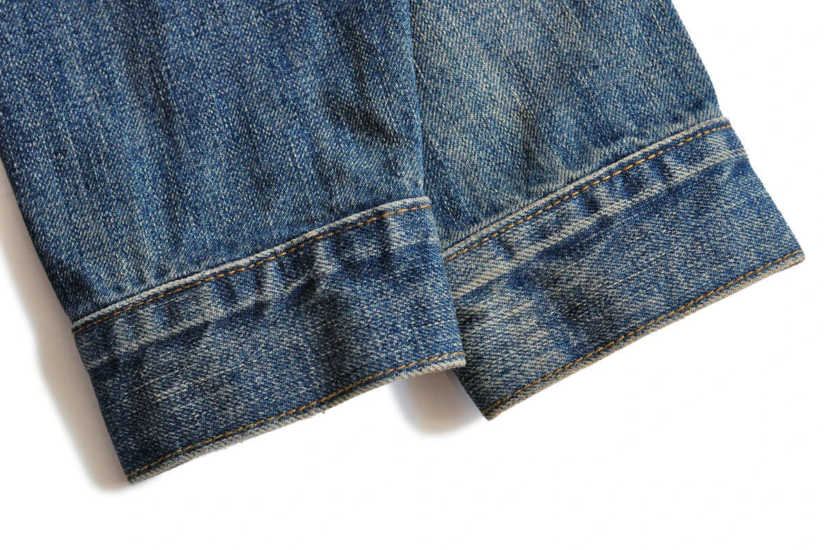 SAUCE ZHAN Distressed Denim Jacket Jean Jacket Men Jeans Men Selvedge Denim Motorcycle Jacket American Casual Wear