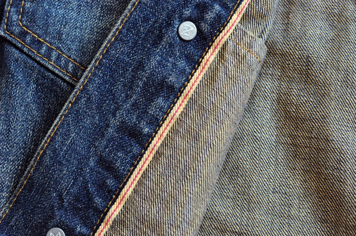 SAUCE ZHAN Distressed Denim Jacket Jean Jacket Men Jeans Men Selvedge Denim Motorcycle Jacket American Casual Wear