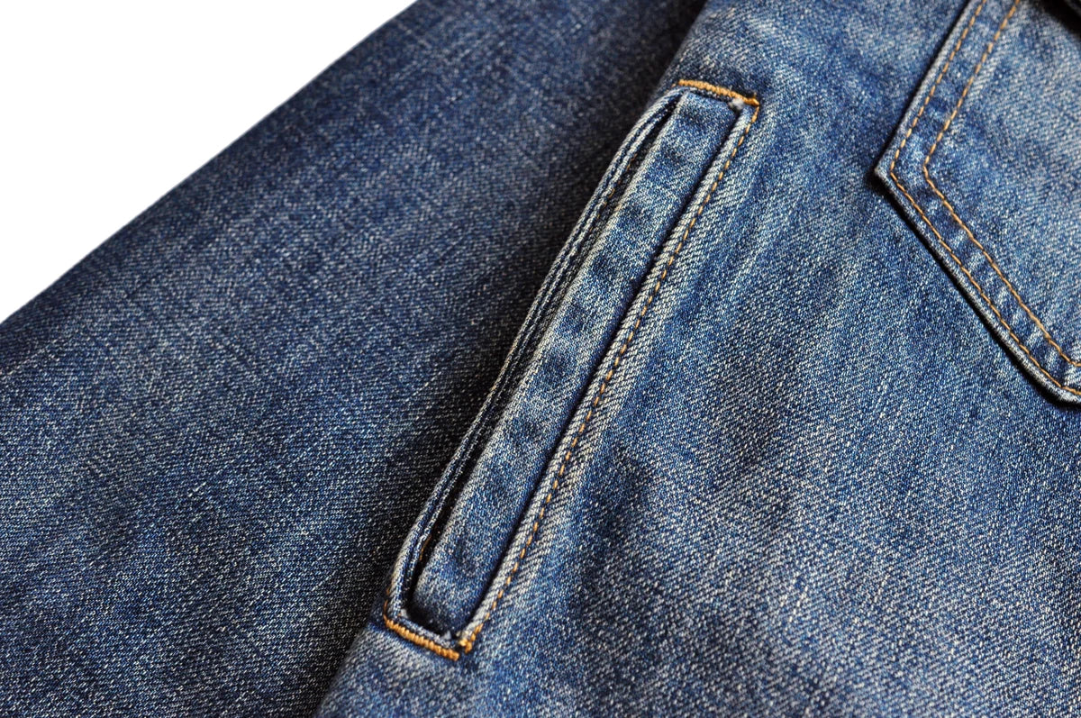 SAUCE ZHAN Distressed Denim Jacket Jean Jacket Men Jeans Men Selvedge Denim Motorcycle Jacket American Casual Wear
