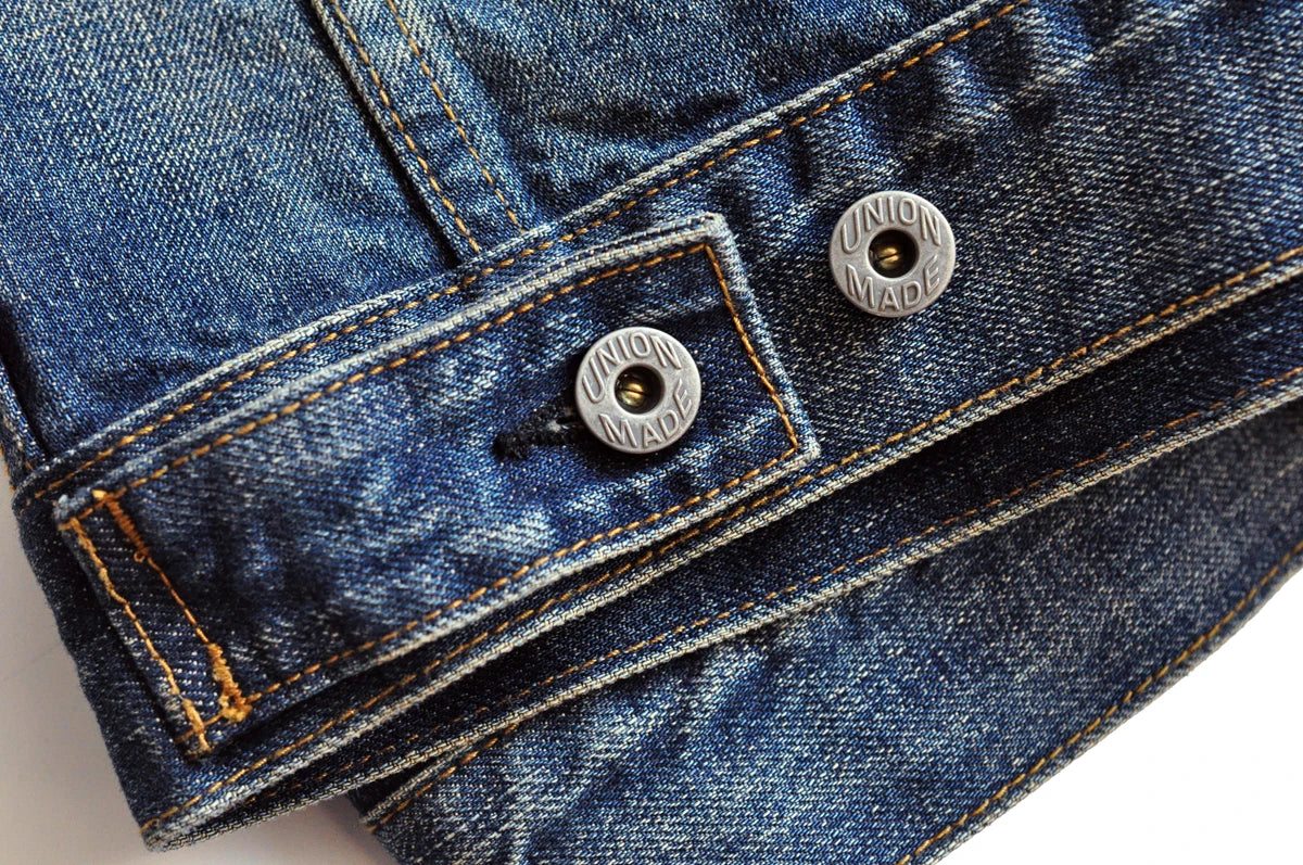 SAUCE ZHAN Distressed Denim Jacket Jean Jacket Men Jeans Men Selvedge Denim Motorcycle Jacket American Casual Wear
