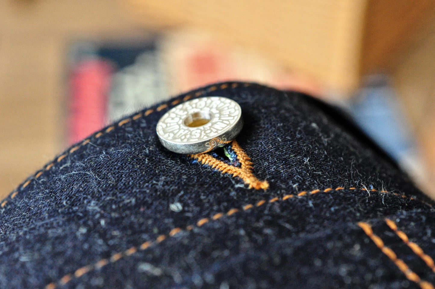 SAUCE ORIGIN Men Jackets Men Motorcycle Denim Jacket Jean Jacket Silver Button Cotton Linen Colored Selvedge Denim Handmade