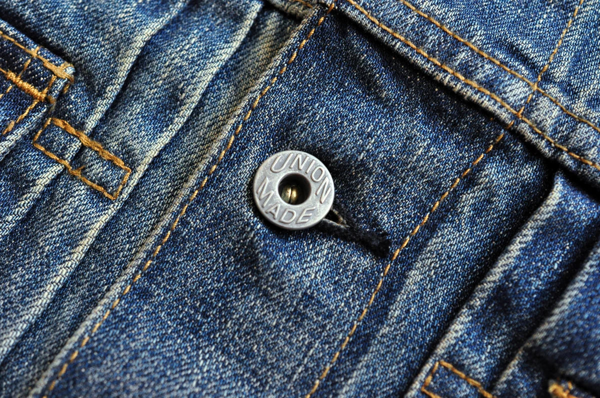 SAUCE ZHAN Distressed Denim Jacket Jean Jacket Men Jeans Men Selvedge Denim Motorcycle Jacket American Casual Wear