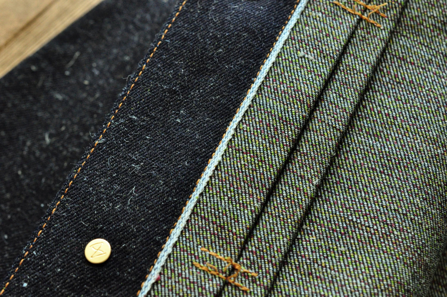 SAUCE ORIGIN Men Jackets Men Motorcycle Denim Jacket Jean Jacket Silver Button Cotton Linen Colored Selvedge Denim Handmade
