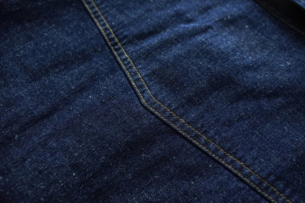 Sauce Zhan Mens Shirts Summer Short Sleeve Vintage Linen Indigo Denim Shirt Double Pockets Regular Fit