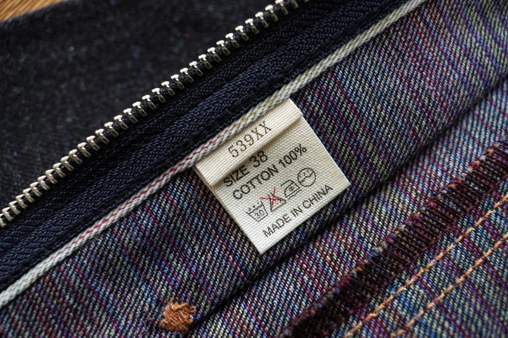 Sauce Zhan 539XX Mans Jacket Vintage Rainbow Sanforized Selvedge Denim Jacket 24MJZ Classic Design 14.5 Oz Regular Fit