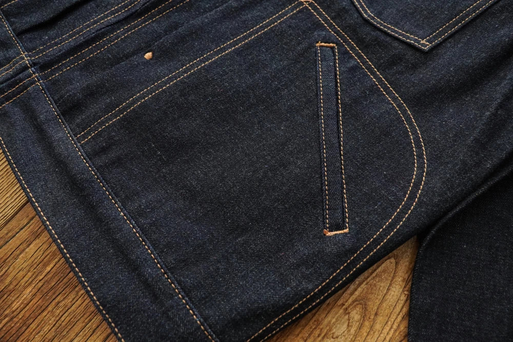 Sauce Zhan 539XX Mans Jacket Vintage Rainbow Sanforized Selvedge Denim Jacket 24MJZ Classic Design 14.5 Oz Regular Fit