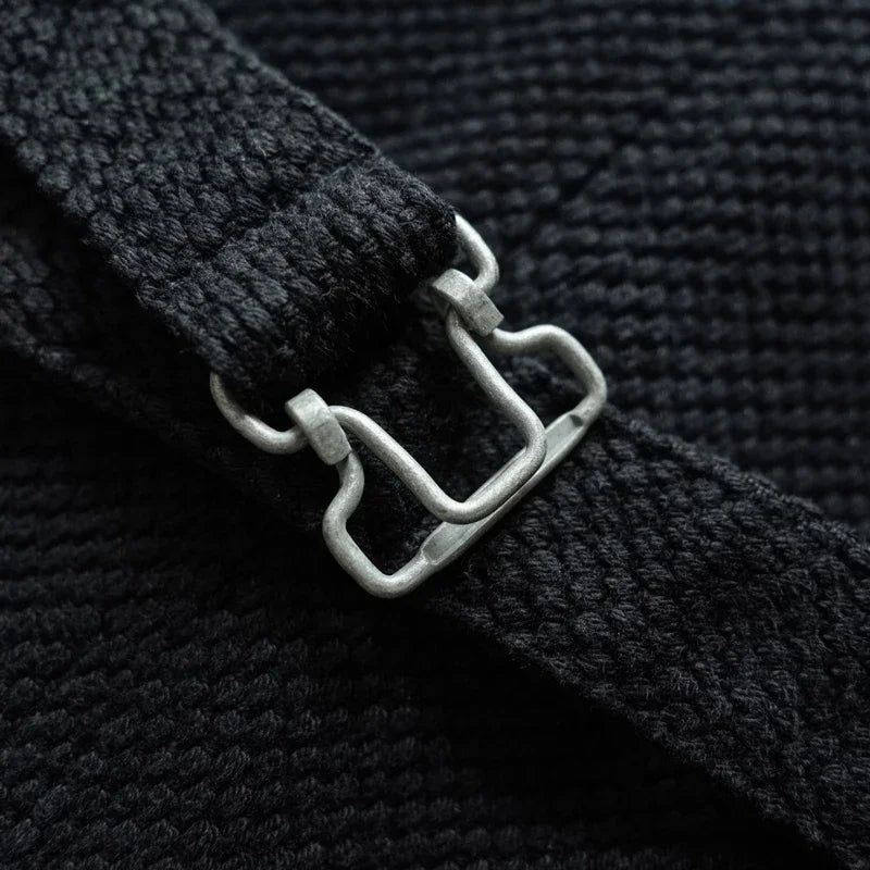 Sauce Zhan Men's Suit Vest Sashiko Vintage Blazer Vest Thick and Durable Waistcoat Regular Fit