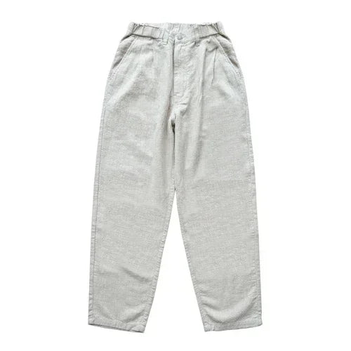 Sauce Zhan Men Pants Linen Pants Men Summer Breathable Casual Pants Ankle-length Loose Fit Taper Leg