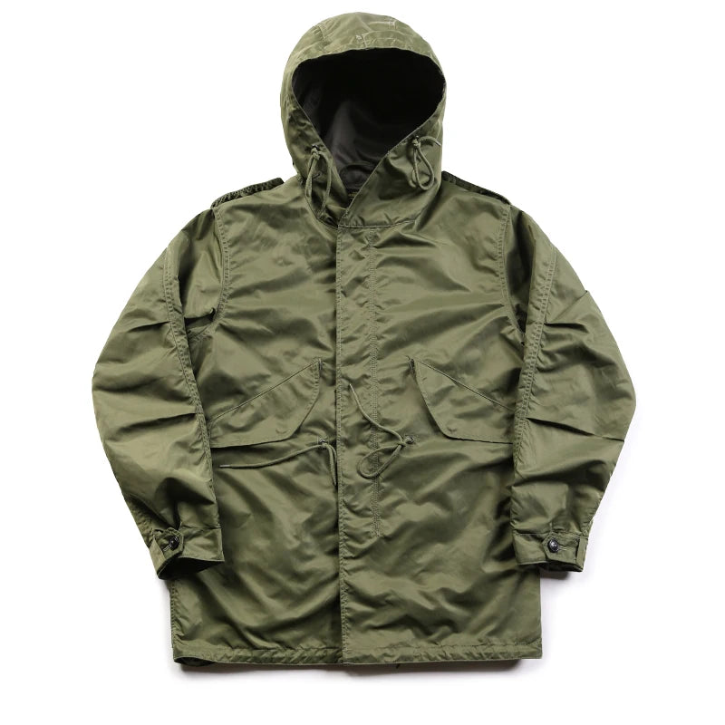 NON STOCK M51 Pie Overcome Jacket, Nylon Fishtail Windbreaker M-51 PARKA Jacket