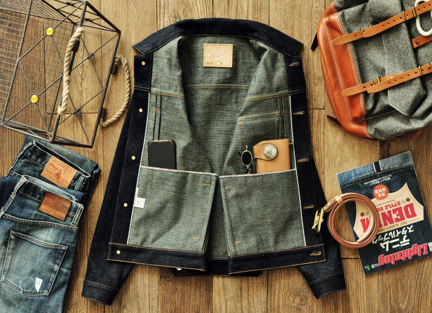 SAUCE ORIGIN Men Jackets Men Motorcycle Denim Jacket  Jean Jacket Silver Button Cotton Linen Colored Selvedge Denim Handmade