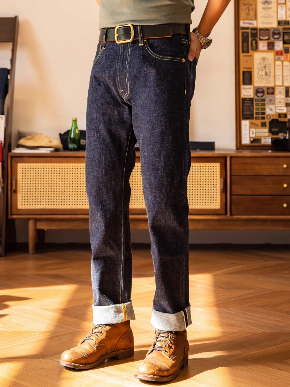 Red Tornado Slim Straight Jeans 511XX-0009 Sanforized 16.5oz Selvage Denim Pants