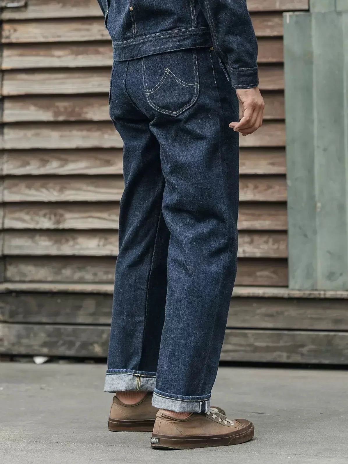 Non Stock WWII Simplified Model S101B Cowboy Selvedge Denim Pants Jeans Sanforized