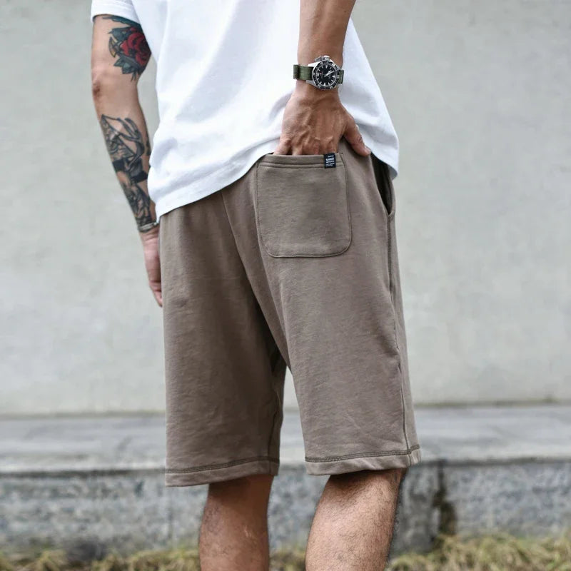 Sauce Zhan Summer Casual Shorts Man Shorts Cotton Knitwear Cargo Short Sweatpants Loose Fit