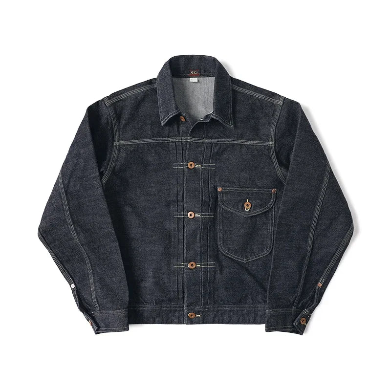 Non Stock 1936 Model Cowboy Selvedge Denim Jacket One Pocket 36101J Sanforized Amekaji