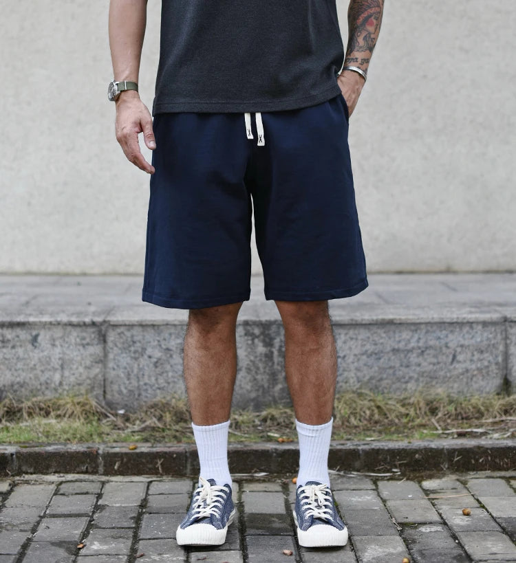 Sauce Zhan Summer Casual Shorts Man Shorts Cotton Knitwear Cargo Short Sweatpants Loose Fit
