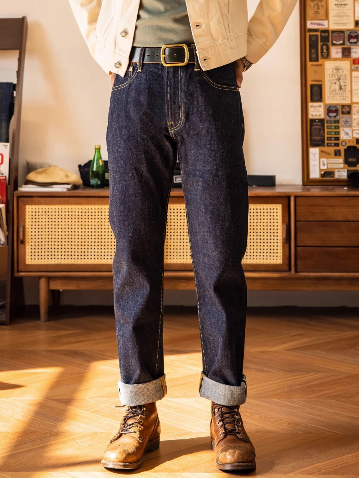 Red Tornado Slim Straight Jeans 511XX-0009 Sanforized 16.5oz Selvage Denim Pants