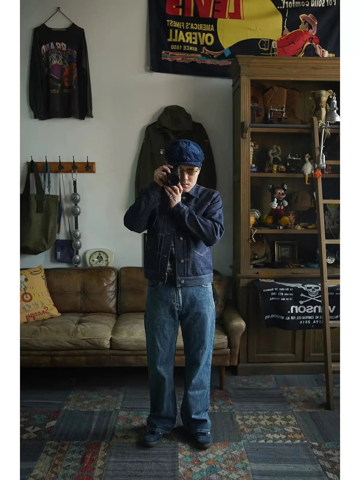 BOB DONG 22oz Selvedge Denim Type II Jacket S2307XX Slim Fit 507XX Jean Outerwear Indigo