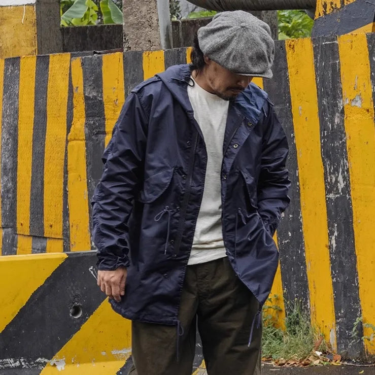 NON STOCK M51 Pie Overcome Jacket, Nylon Fishtail Windbreaker M-51 PARKA Jacket