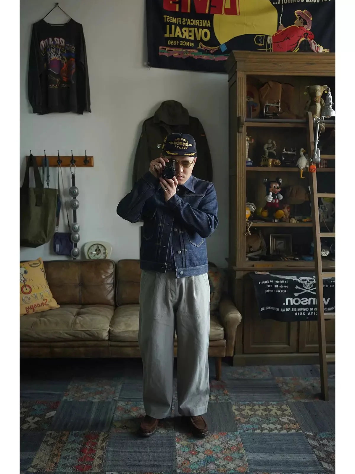 BOB DONG 22oz Selvedge Denim Type II Jacket S2307XX Slim Fit 507XX Jean Outerwear Indigo