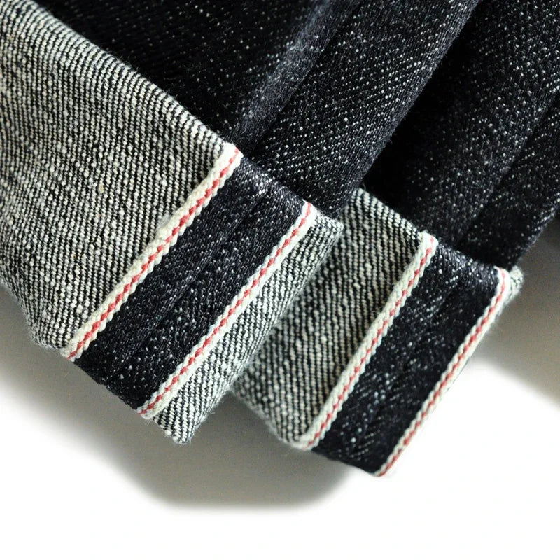 SAUCE ORIGIN Mens Jeans 925 Real Silver Buttons Jeans JAPAN BLUE Top Selvedge Denim Tapered Legsl  Handmade 16 Oz