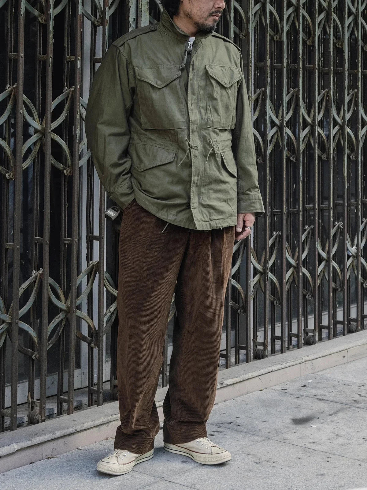 Non Stock Aggressor Army M-1951 Field Jacket Military Style Coat M-51 M-65 M-43