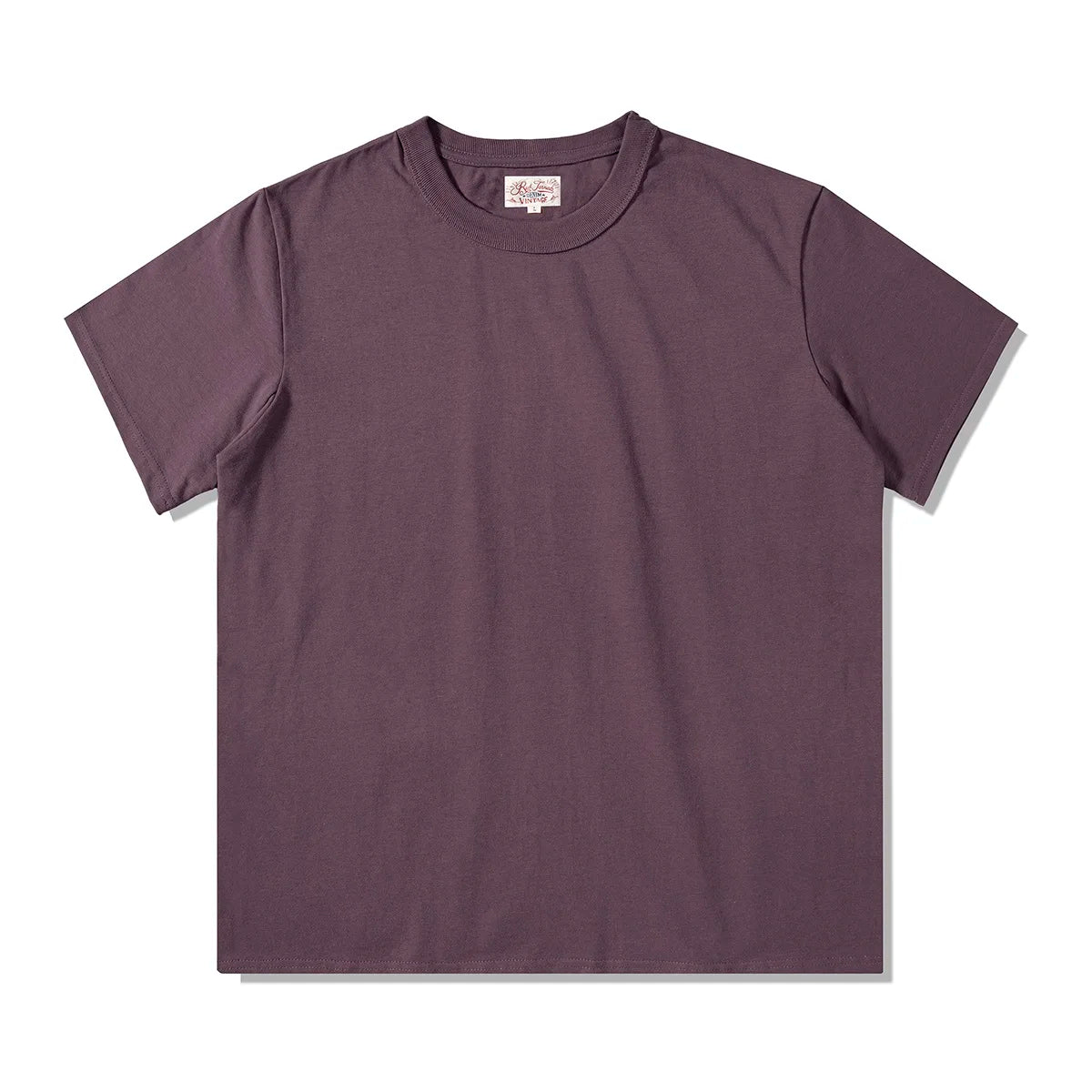 Red Tornado 270g Plain T-Shirts Amekaji Men Heavyweight Cotton Crew Neck Tee Shirt