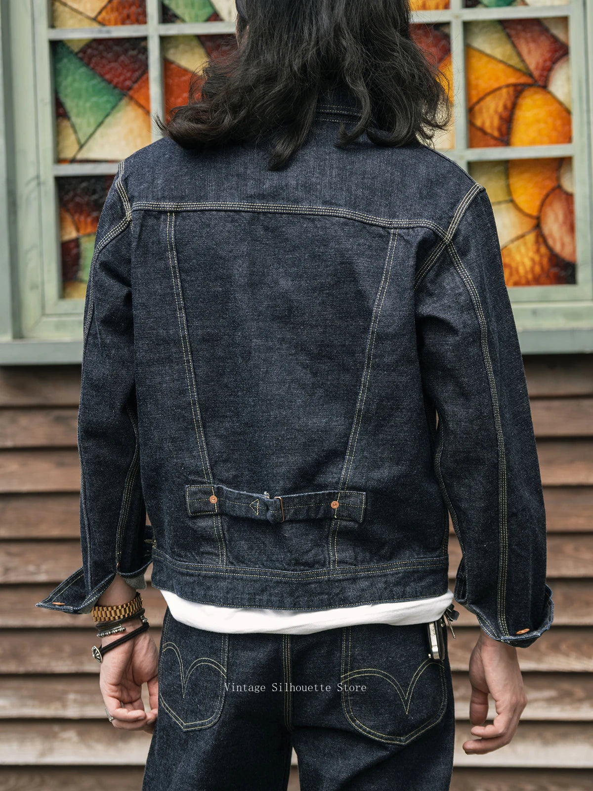 Non Stock 1936 Model Cowboy Selvedge Denim Jacket One Pocket 36101J Sanforized Amekaji