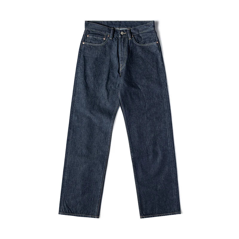 Rugged Bronson Zipper Fly 801ZXX Men's Jeans 1954 Sanforized Selvedge Denim Pants