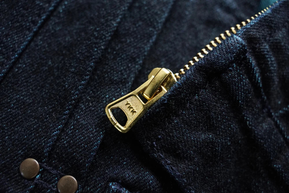 Sauce Zhan Mans Jacket Indigo Selvedge Denim Jacket Jean Jacket Men Vintage Chinese Style Knot Button Loose Fit