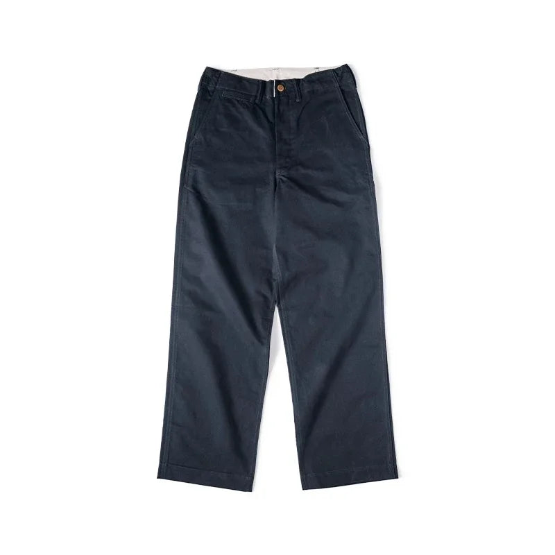 Bronson 1944 Officer's Chino 11oz Cotton Twill High Waist Straight Leg Casual Pants