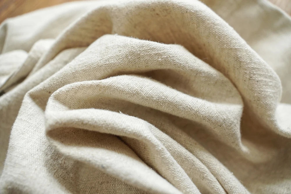 Sauce Zhan Mens Shirts Ramie Shirt for Man Long Sleeve Regular Fit