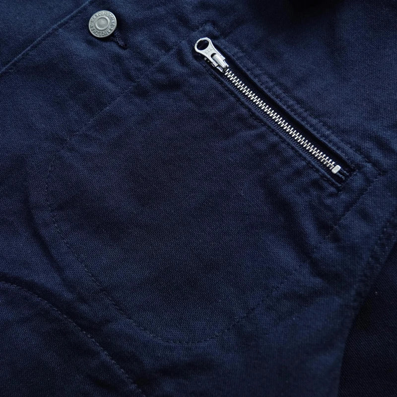 Sauce Zhan  Men's Workwear Style Canvas Trucker Jacket in Amekaji Fashion Regular Fit